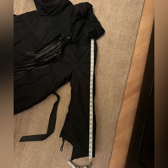 Preloved Black Ermanno Scervino jacket with leather fringes - Picture 13 of 14